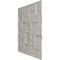 Ekena Millwork 19 5/8in. W x 19 5/8in. H Modern Square EnduraWall Decorative 3D Wall Panel Covers 2.67 Sq. Ft. WP20X20MSGHC - alternate 6